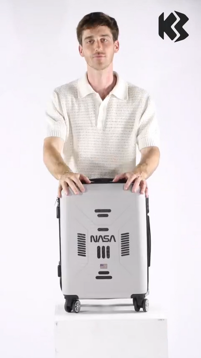 Barbie Varsity-Abs 4-Wheel Cabin Suitcase, Pink