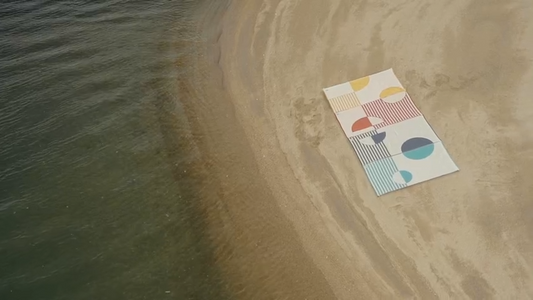 4 Connectable Beach Towels Pack - Moon Collection