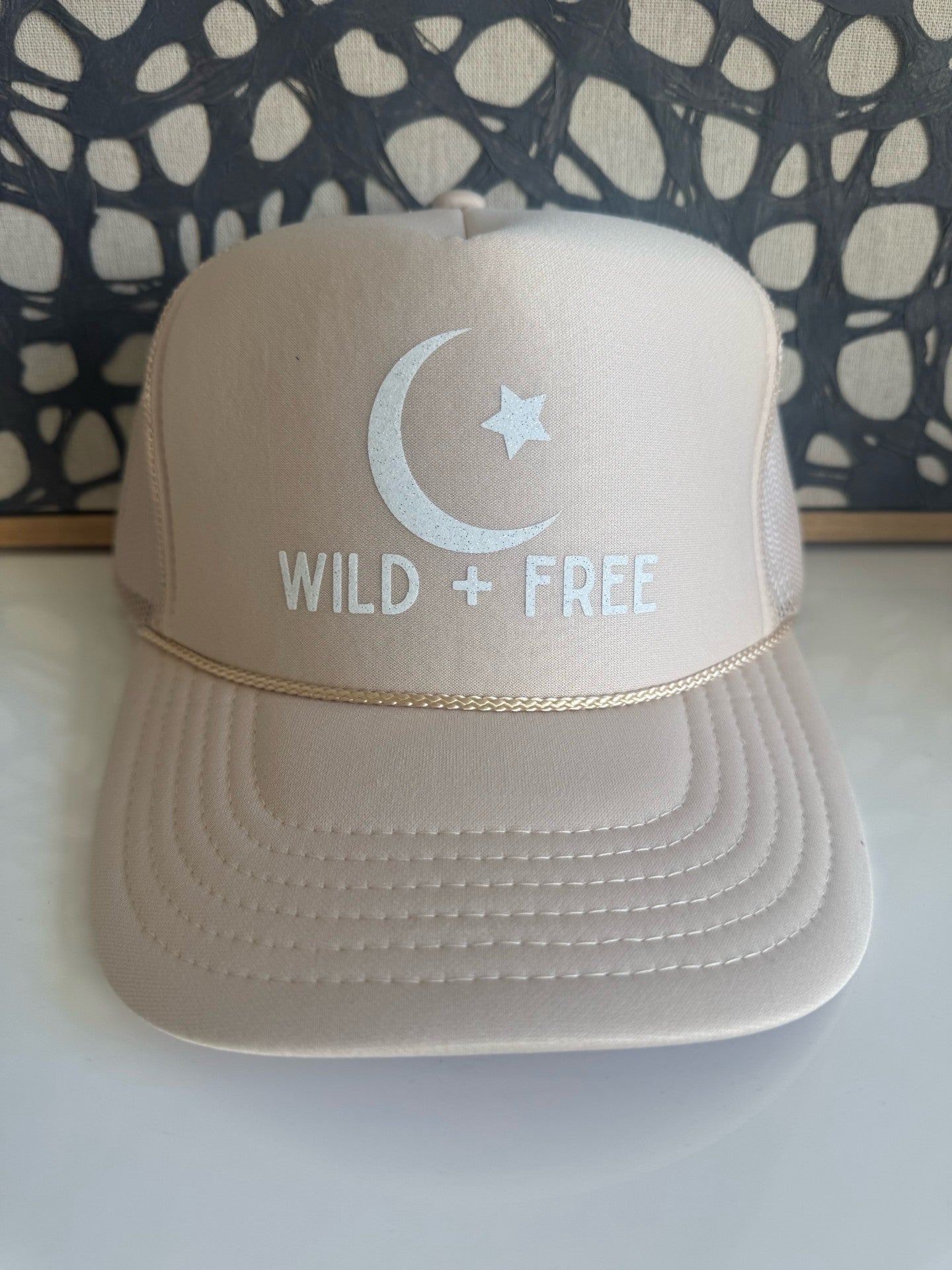 Wild + Free - Tan Trucker