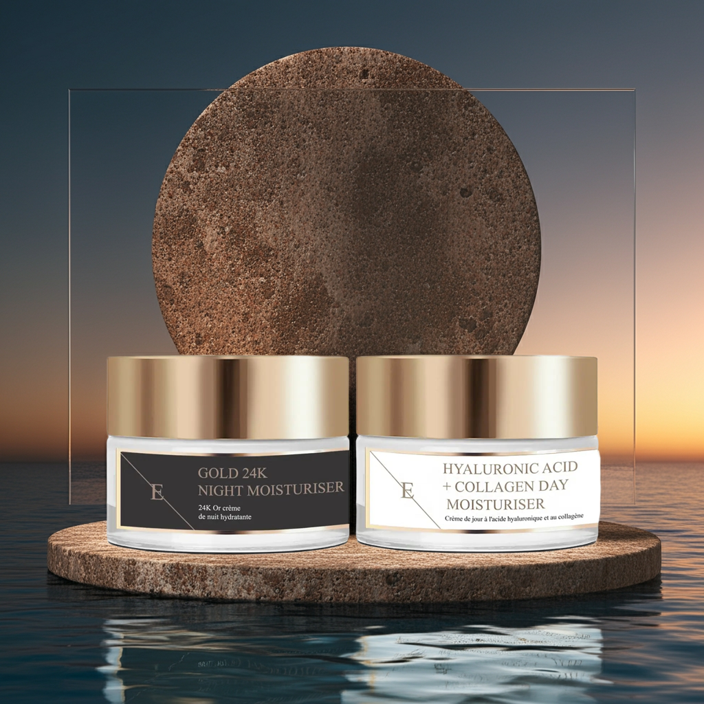 2pc 24k Gold + Collagen Cream Set